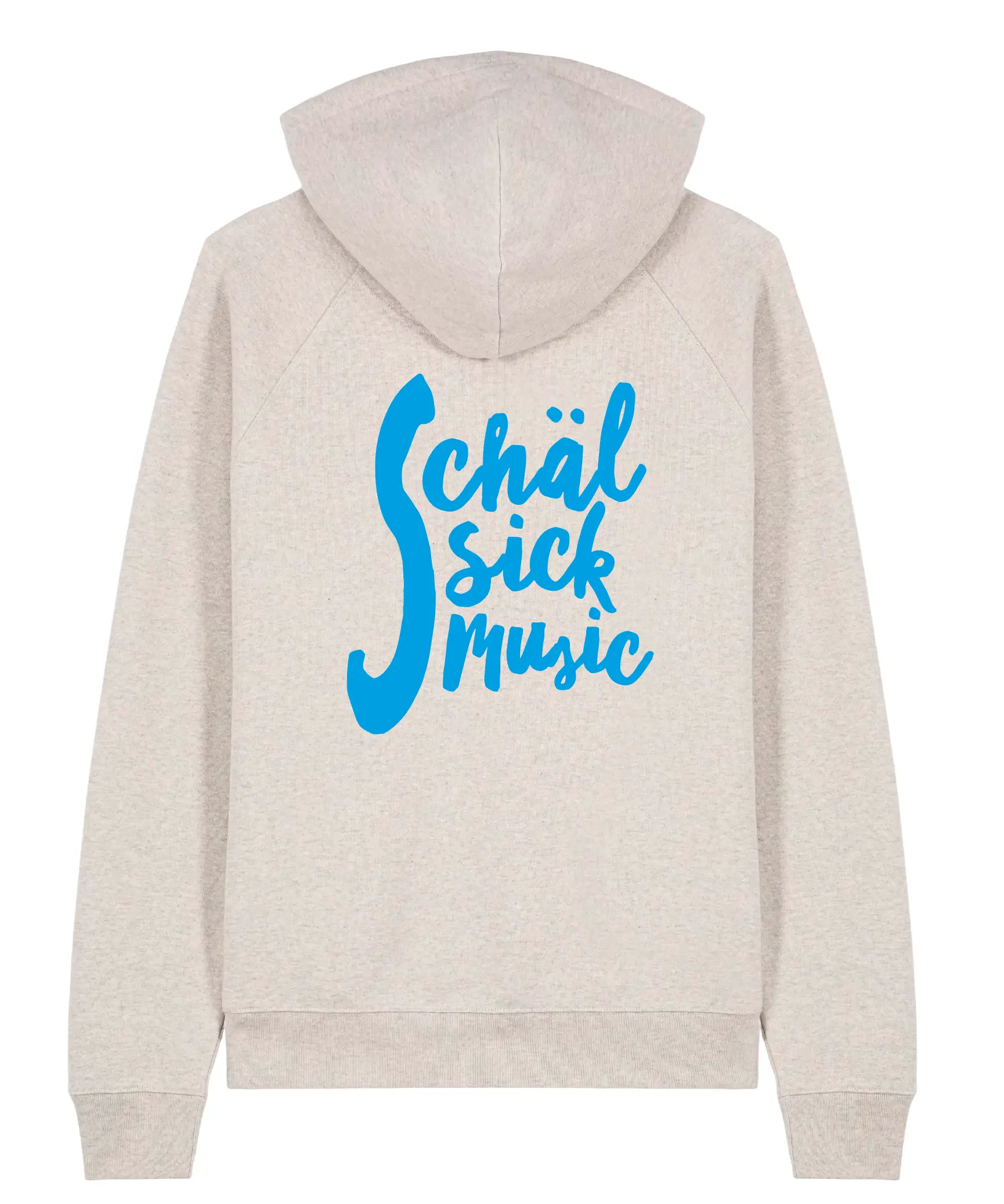 Hoodie hinten mit dem Logo Schäl Sick Music
